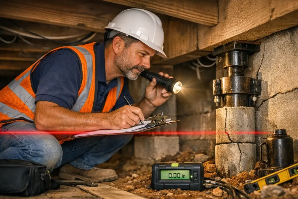 Free foundation inspection Corpus Christi TX written report